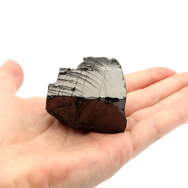 エリートシュンガイト 原石 ロシア カレリア共和国シュンガ 天然石 1点物 パワーストーン Shungite シュンガ石