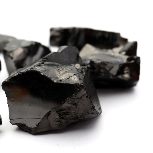 エリートシュンガイト 原石 ロシア カレリア共和国シュンガ 天然石 1点物 パワーストーン Shungite シュンガ石