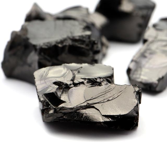 エリートシュンガイト 原石 ロシア カレリア共和国シュンガ 天然石 1点物 パワーストーン Shungite シュンガ石