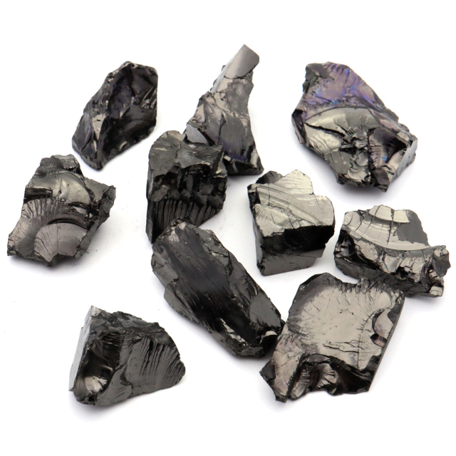 エリートシュンガイト 原石 ロシア カレリア共和国シュンガ 天然石 1点物 パワーストーン Shungite シュンガ石