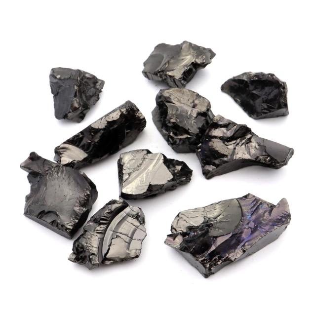 エリートシュンガイト 原石 ロシア カレリア共和国シュンガ 天然石 1点物 パワーストーン Shungite シュンガ石