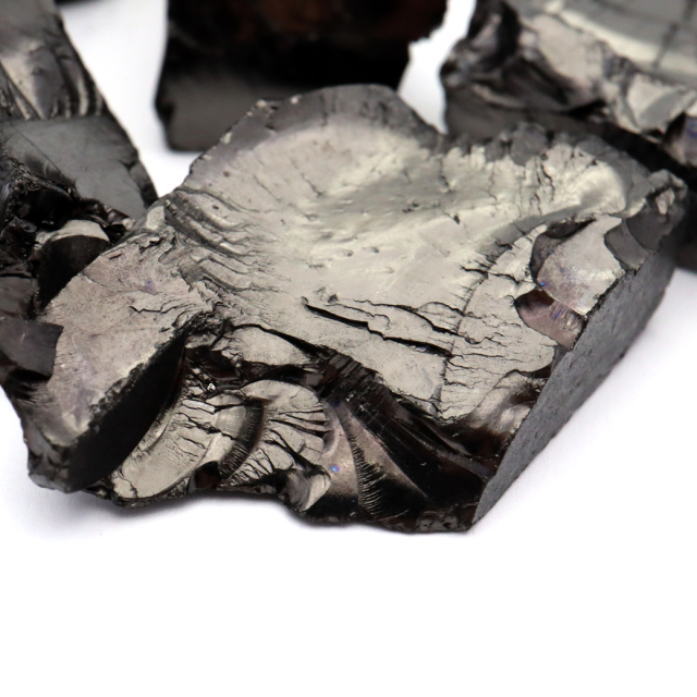 エリートシュンガイト 原石 ロシア カレリア共和国シュンガ 天然石 1点物 パワーストーン Shungite シュンガ石