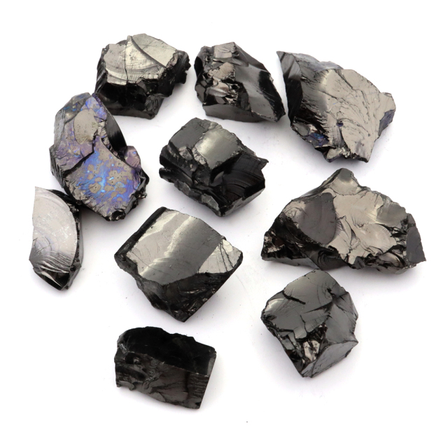 エリートシュンガイト 原石 ロシア カレリア共和国シュンガ 天然石 1点物 パワーストーン Shungite シュンガ石