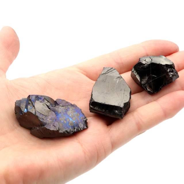 エリートシュンガイト 原石 ロシア カレリア共和国シュンガ 天然石 1点物 パワーストーン Shungite シュンガ石