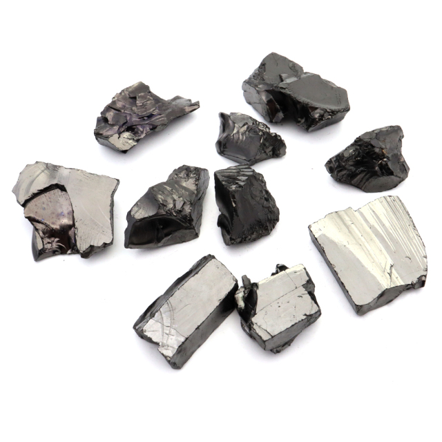 エリートシュンガイト 原石 ロシア カレリア共和国シュンガ 天然石 1点物 パワーストーン Shungite シュンガ石