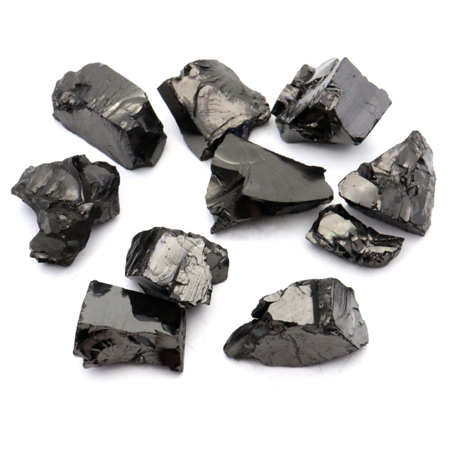 エリートシュンガイト 原石 ロシア カレリア共和国シュンガ 天然石 1点物 パワーストーン Shungite シュンガ石