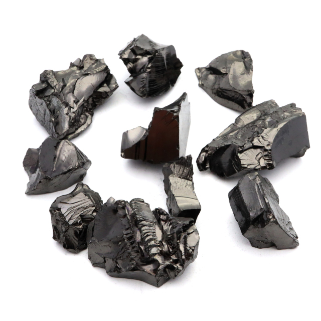 エリートシュンガイト 原石 ロシア カレリア共和国シュンガ 天然石 1点物 パワーストーン Shungite シュンガ石
