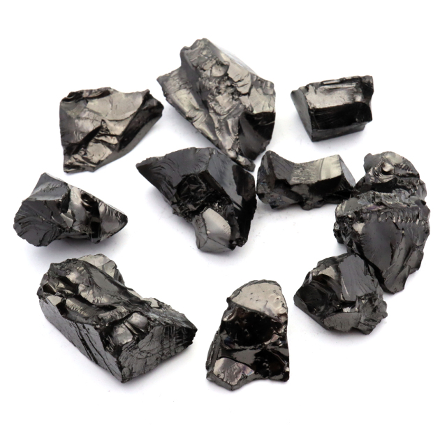 エリートシュンガイト 原石 ロシア カレリア共和国シュンガ 天然石 1点物 パワーストーン Shungite シュンガ石