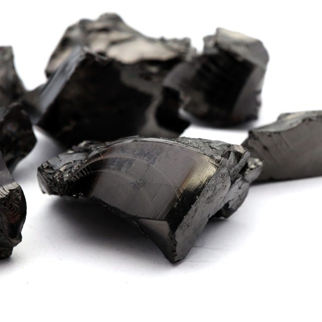 エリートシュンガイト 原石 ロシア カレリア共和国シュンガ 天然石 1点物 パワーストーン Shungite シュンガ石