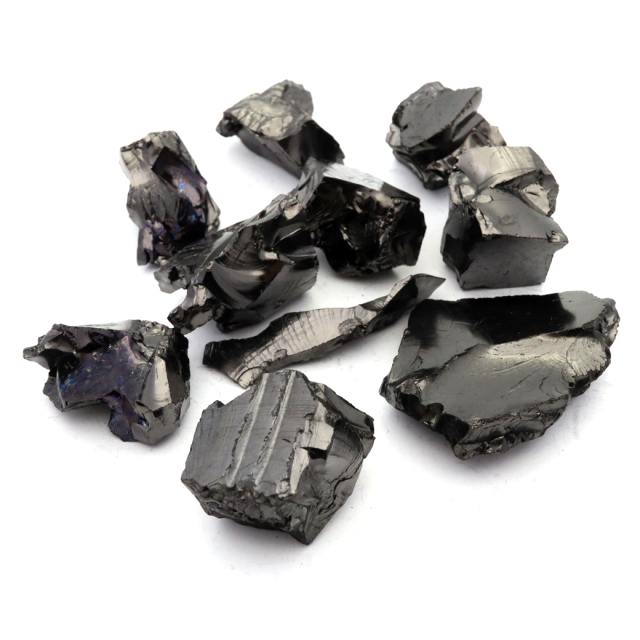 エリートシュンガイト 原石 ロシア カレリア共和国シュンガ 天然石 1点物 パワーストーン Shungite シュンガ石