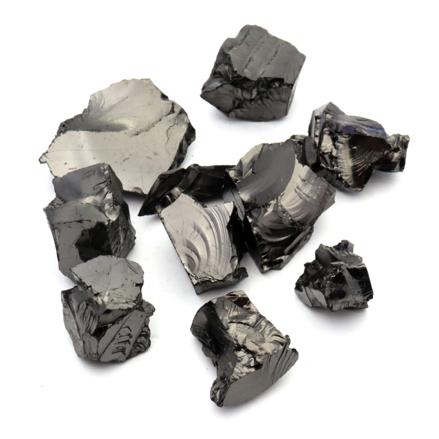 エリートシュンガイト 原石 ロシア カレリア共和国シュンガ 天然石 1点物 パワーストーン Shungite シュンガ石