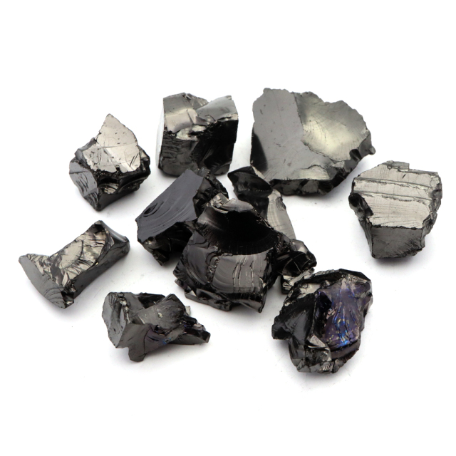 エリートシュンガイト 原石 ロシア カレリア共和国シュンガ 天然石 1点物 パワーストーン Shungite シュンガ石