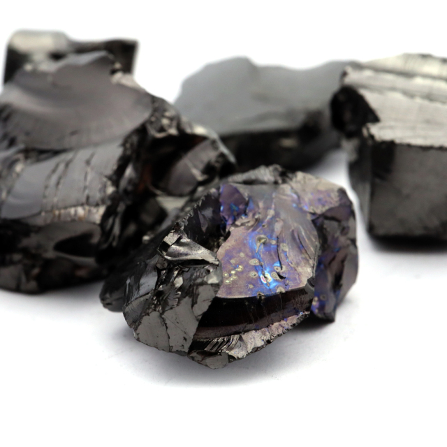 エリートシュンガイト 原石 ロシア カレリア共和国シュンガ 天然石 1点物 パワーストーン Shungite シュンガ石