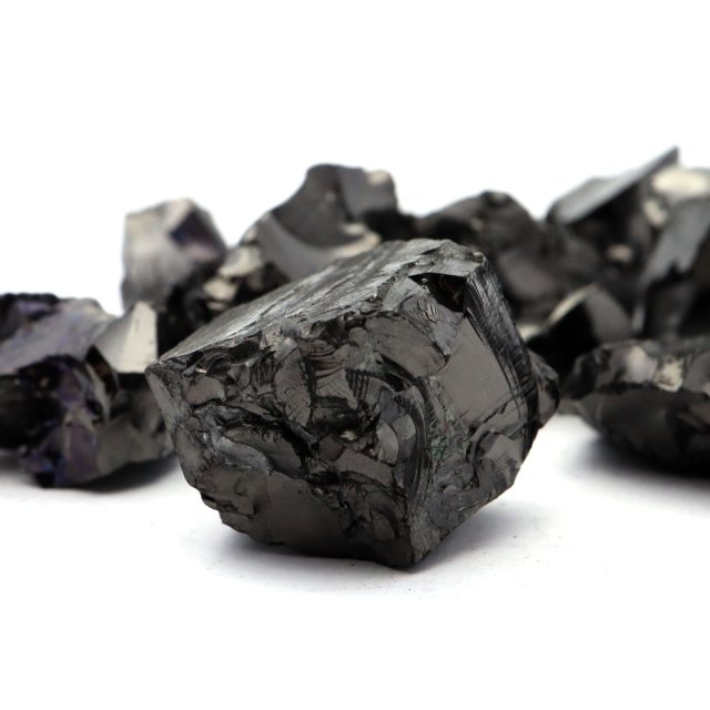 エリートシュンガイト 原石 ロシア カレリア共和国シュンガ 天然石 1点物 パワーストーン Shungite シュンガ石