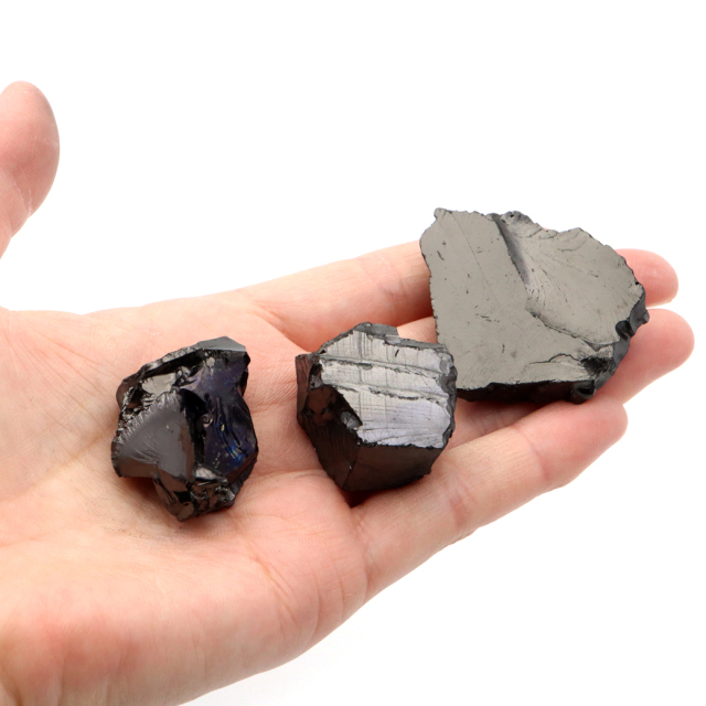 エリートシュンガイト 原石 ロシア カレリア共和国シュンガ 天然石 1点物 パワーストーン Shungite シュンガ石