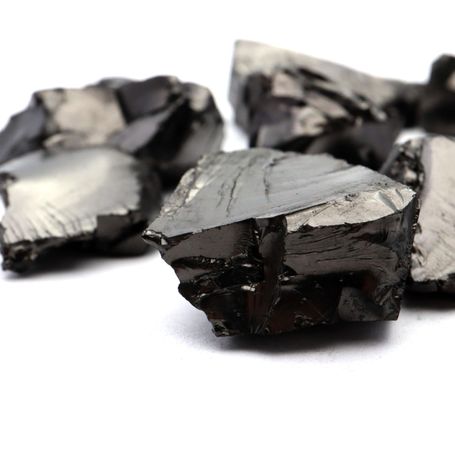 エリートシュンガイト 原石 ロシア カレリア共和国シュンガ 天然石 1点物 パワーストーン Shungite シュンガ石