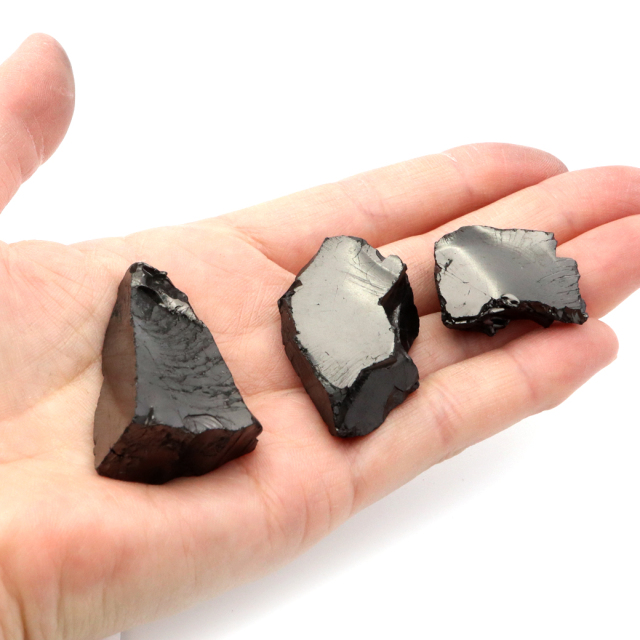 エリートシュンガイト 原石 ロシア カレリア共和国シュンガ 天然石 1点物 パワーストーン Shungite シュンガ石
