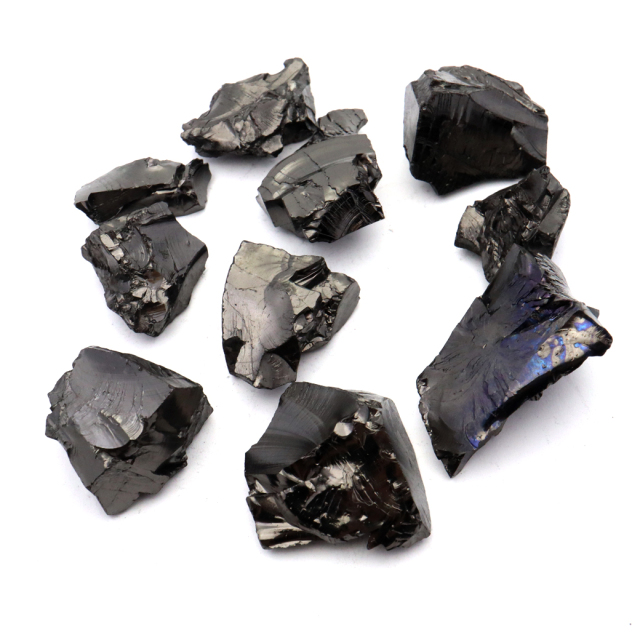 エリートシュンガイト 原石 ロシア カレリア共和国シュンガ 天然石 1点物 パワーストーン Shungite シュンガ石