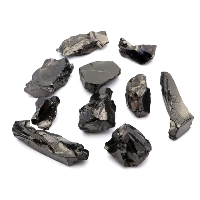 エリートシュンガイト 原石 ロシア カレリア共和国シュンガ 天然石 1点物 パワーストーン Shungite シュンガ石