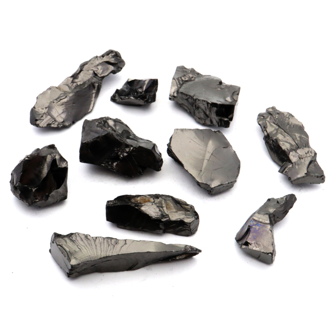 エリートシュンガイト 原石 ロシア カレリア共和国シュンガ 天然石 1点物 パワーストーン Shungite シュンガ石