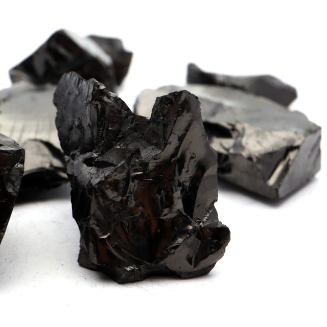 エリートシュンガイト 原石 ロシア カレリア共和国シュンガ 天然石 1点物 パワーストーン Shungite シュンガ石