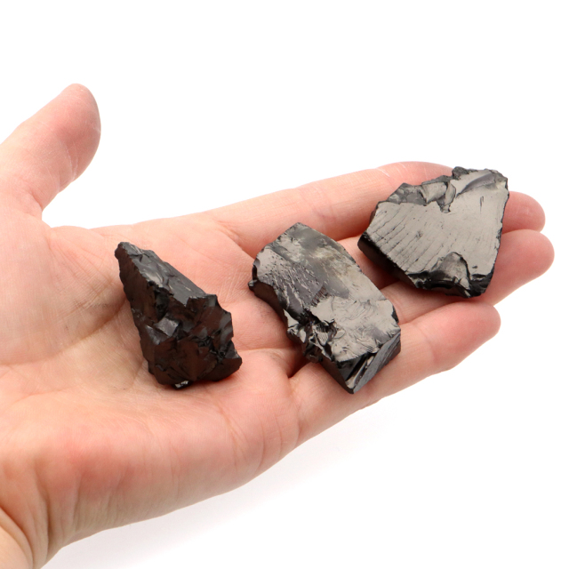 エリートシュンガイト 原石 ロシア カレリア共和国シュンガ 天然石 1点物 パワーストーン Shungite シュンガ石