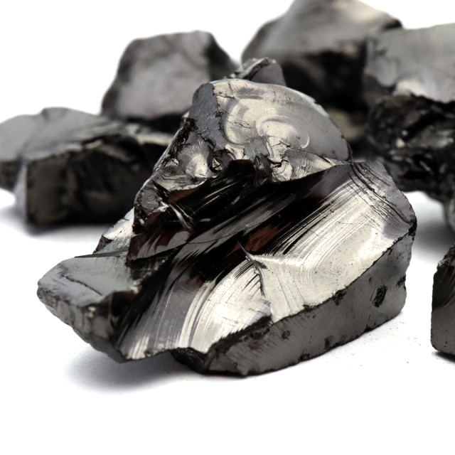 エリートシュンガイト 原石 ロシア カレリア共和国シュンガ 天然石 1点物 パワーストーン Shungite シュンガ石