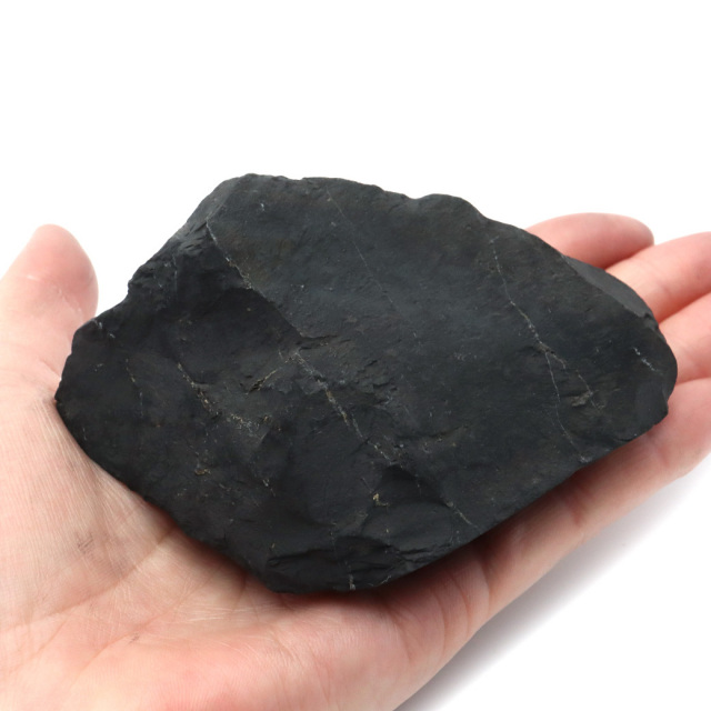 シュンガイト 原石 ロシア カレリア共和国シュンガ 天然石 1点物 パワーストーン Shungite シュンガ石