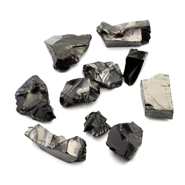 エリートシュンガイト 原石 ロシア カレリア共和国シュンガ 天然石 1点物 パワーストーン Shungite シュンガ石