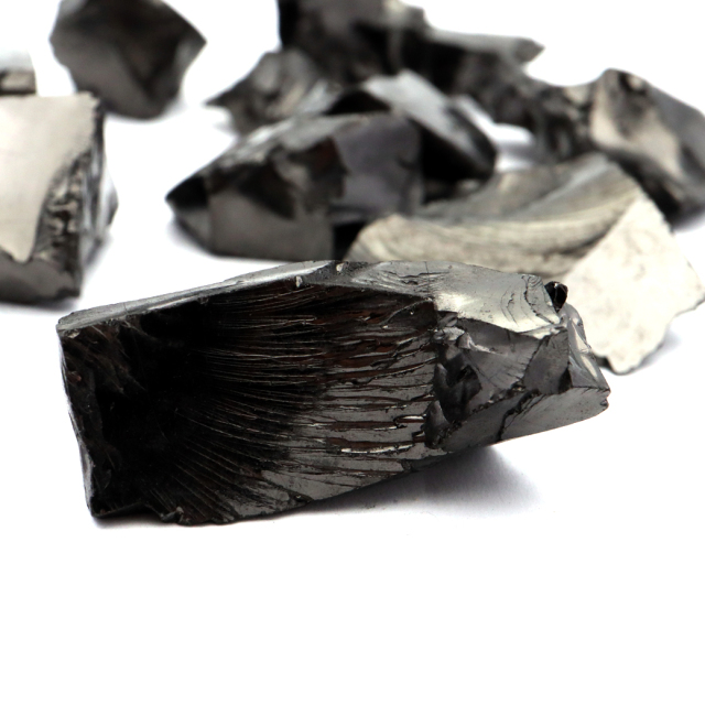 エリートシュンガイト 原石 ロシア カレリア共和国シュンガ 天然石 1点物 パワーストーン Shungite シュンガ石
