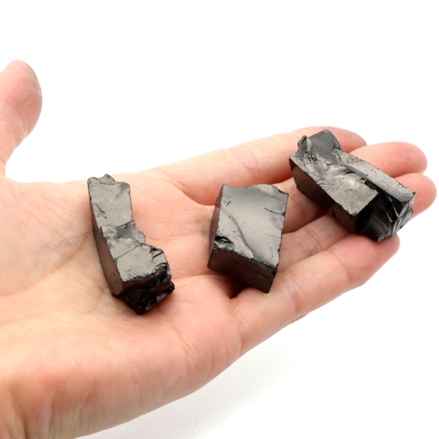 エリートシュンガイト 原石 ロシア カレリア共和国シュンガ 天然石 1点物 パワーストーン Shungite シュンガ石
