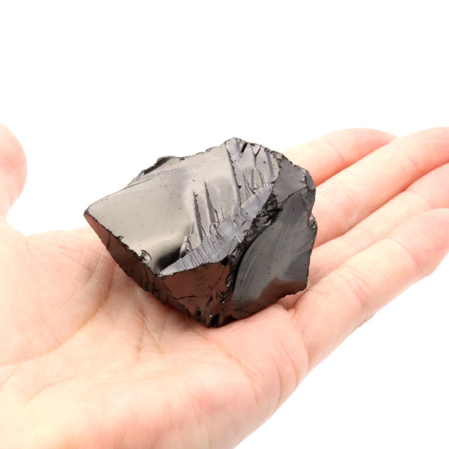 エリートシュンガイト 原石 さざれ ロシア カレリア共和国シュンガ 天然石 1点物 パワーストーン Shungite シュンガ石