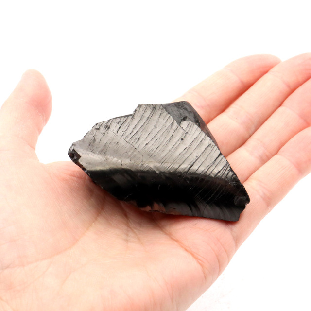 エリートシュンガイト 原石 さざれ ロシア カレリア共和国シュンガ 天然石 1点物 パワーストーン Shungite シュンガ石