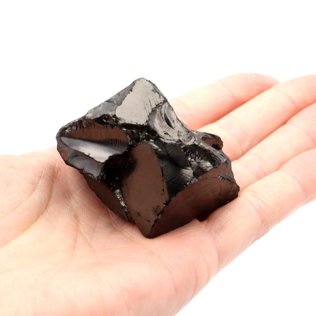 エリートシュンガイト 原石 さざれ ロシア カレリア共和国シュンガ 天然石 1点物 パワーストーン Shungite シュンガ石