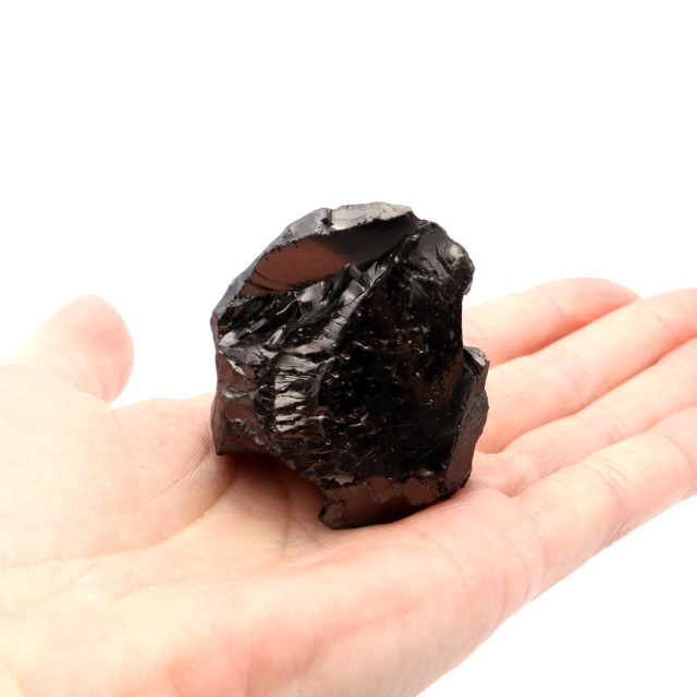 エリートシュンガイト 原石 さざれ ロシア カレリア共和国シュンガ 天然石 1点物 パワーストーン Shungite シュンガ石
