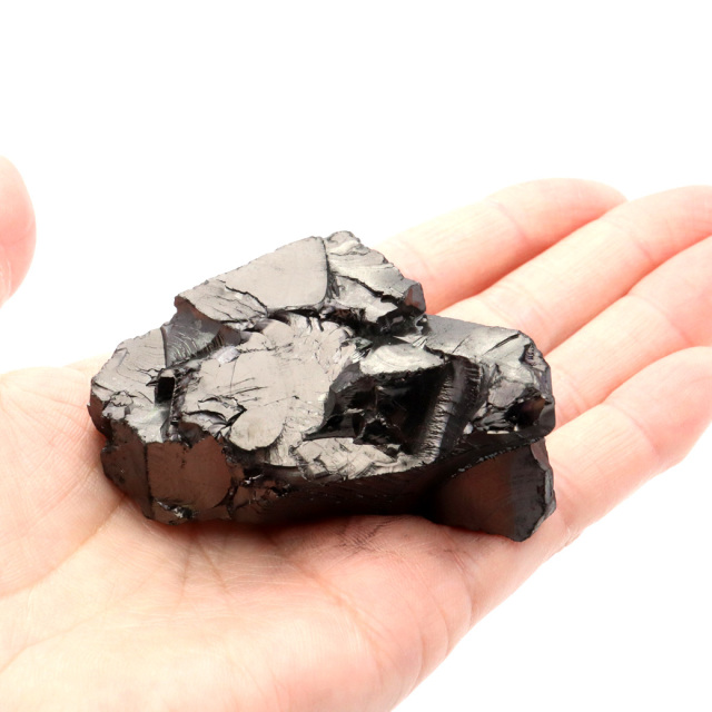エリートシュンガイト 原石 さざれ ロシア カレリア共和国シュンガ 天然石 1点物 パワーストーン Shungite シュンガ石