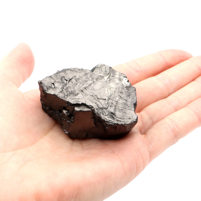 エリートシュンガイト 原石 さざれ ロシア カレリア共和国シュンガ 天然石 1点物 パワーストーン Shungite シュンガ石