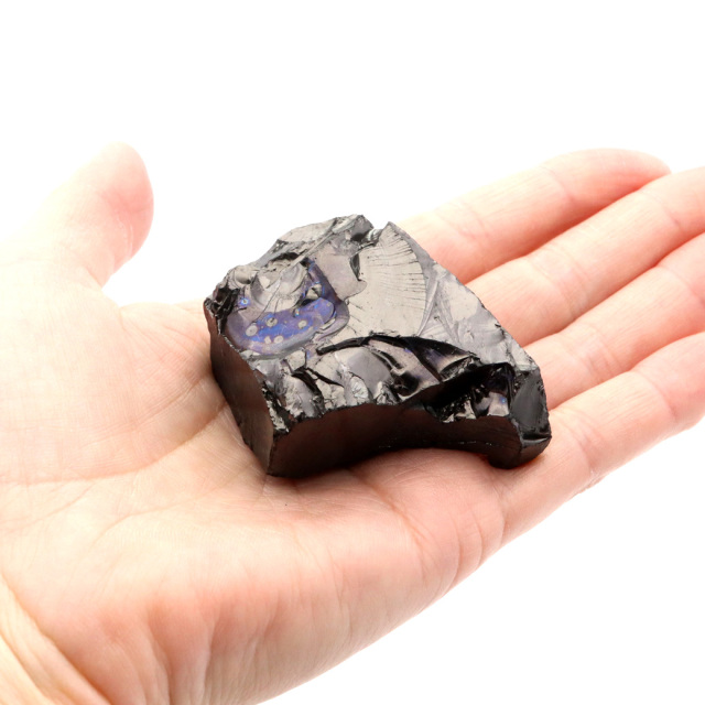 エリートシュンガイト 原石 さざれ ロシア カレリア共和国シュンガ 天然石 1点物 パワーストーン Shungite シュンガ石