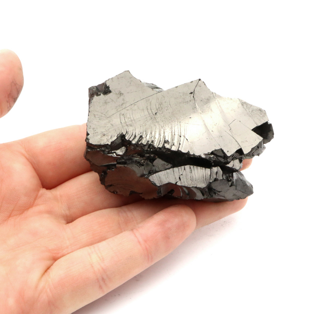 エリートシュンガイト 原石 ロシア カレリア共和国シュンガ 天然石 1点物 パワーストーン Shungite シュンガ石