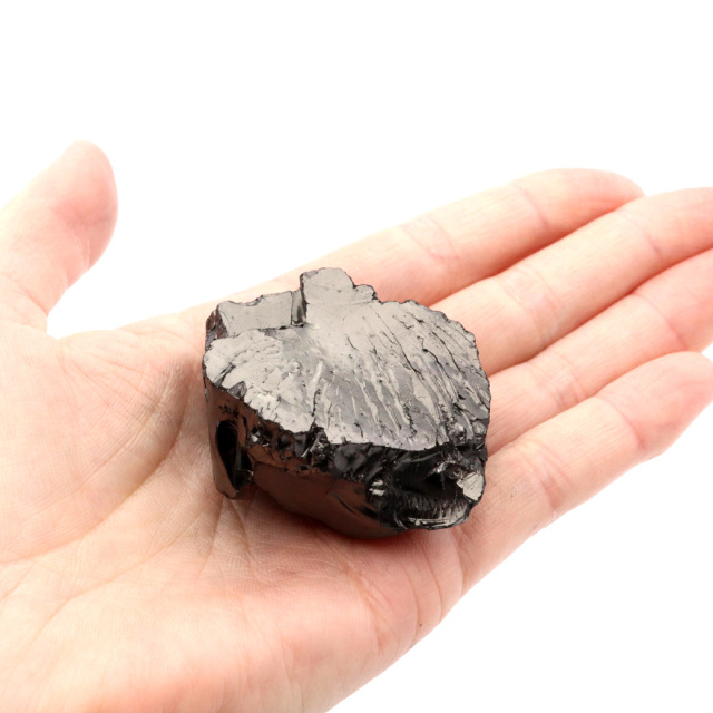 エリートシュンガイト 原石 さざれ ロシア カレリア共和国シュンガ 天然石 1点物 パワーストーン Shungite シュンガ石