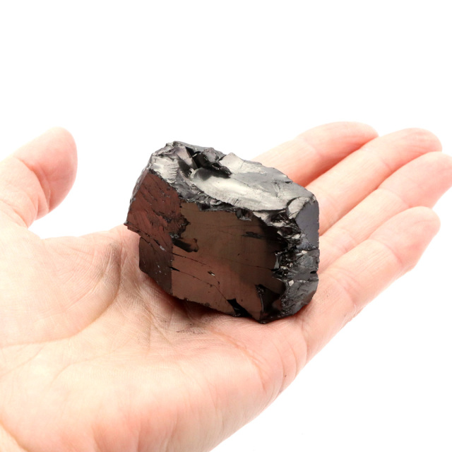 エリートシュンガイト 原石 さざれ ロシア カレリア共和国シュンガ 天然石 1点物 パワーストーン Shungite シュンガ石