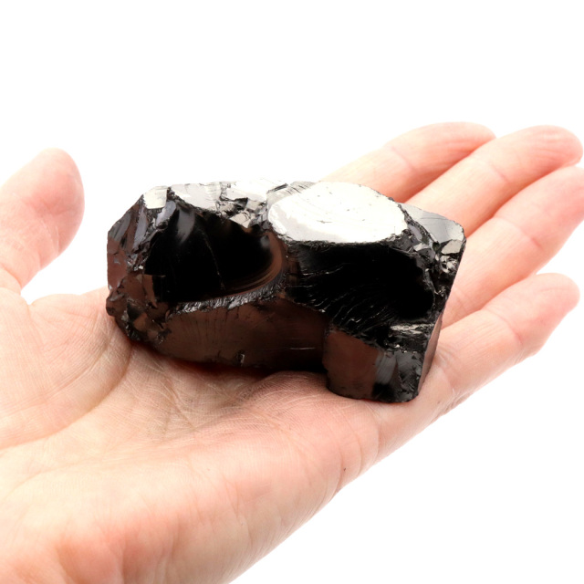 エリートシュンガイト 原石 さざれ ロシア カレリア共和国シュンガ 天然石 1点物 パワーストーン Shungite シュンガ石