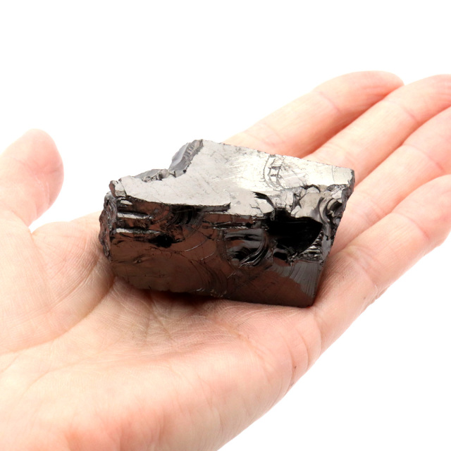 エリートシュンガイト 原石 さざれ ロシア カレリア共和国シュンガ 天然石 1点物 パワーストーン Shungite シュンガ石