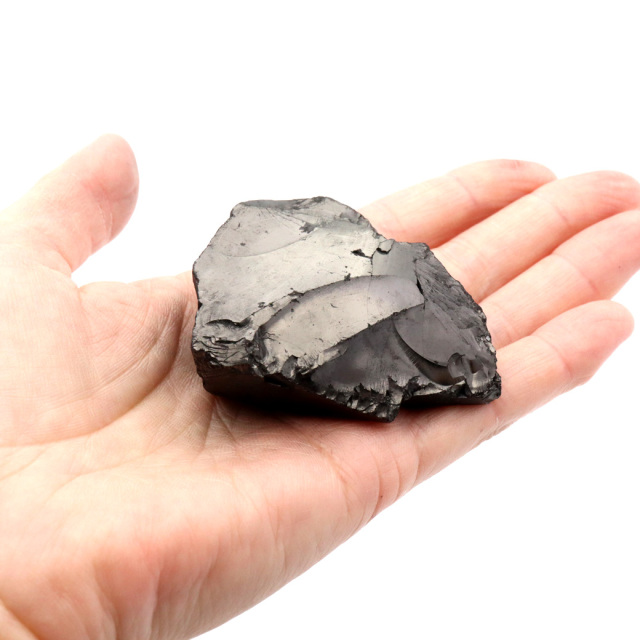 エリートシュンガイト 原石 さざれ ロシア カレリア共和国シュンガ 天然石 1点物 パワーストーン Shungite シュンガ石