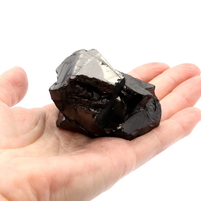 エリートシュンガイト 原石 さざれ ロシア カレリア共和国シュンガ 天然石 1点物 パワーストーン Shungite シュンガ石