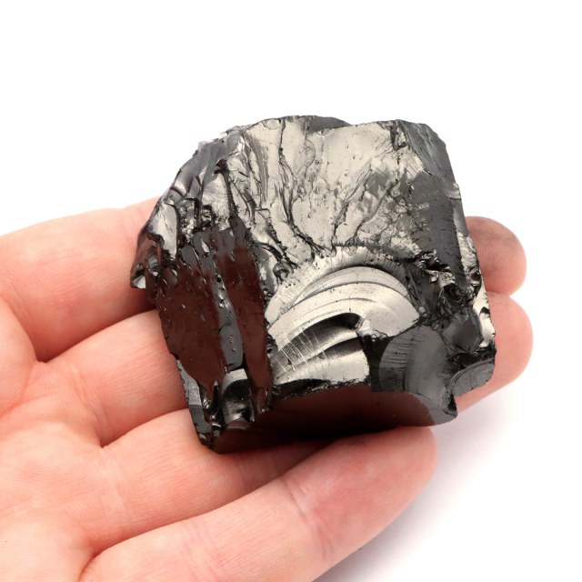 エリートシュンガイト 原石 ロシア カレリア共和国シュンガ 天然石 1点物 パワーストーン Shungite シュンガ石