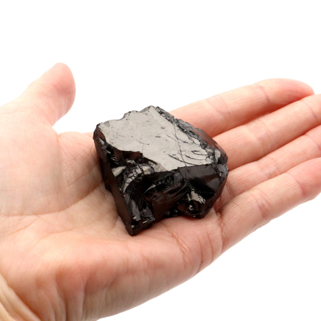 エリートシュンガイト 原石 さざれ ロシア カレリア共和国シュンガ 天然石 1点物 パワーストーン Shungite シュンガ石
