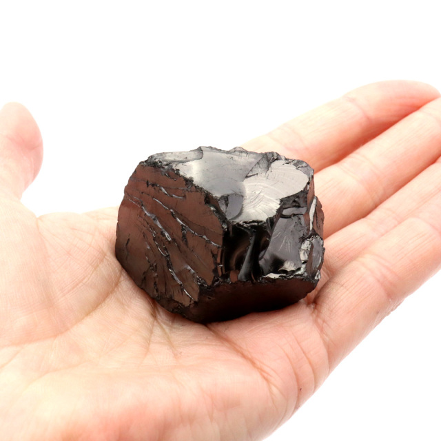 エリートシュンガイト 原石 さざれ ロシア カレリア共和国シュンガ 天然石 1点物 パワーストーン Shungite シュンガ石