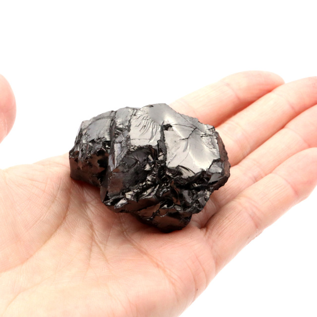 エリートシュンガイト 原石 さざれ ロシア カレリア共和国シュンガ 天然石 1点物 パワーストーン Shungite シュンガ石