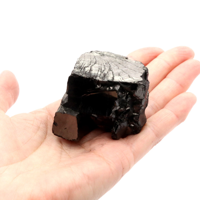 エリートシュンガイト 原石 さざれ ロシア カレリア共和国シュンガ 天然石 1点物 パワーストーン Shungite シュンガ石